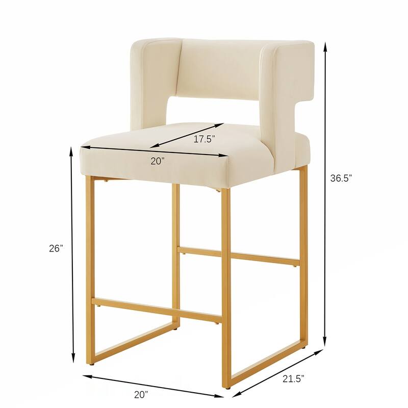 Counter Height Bar Stools,Set of 2