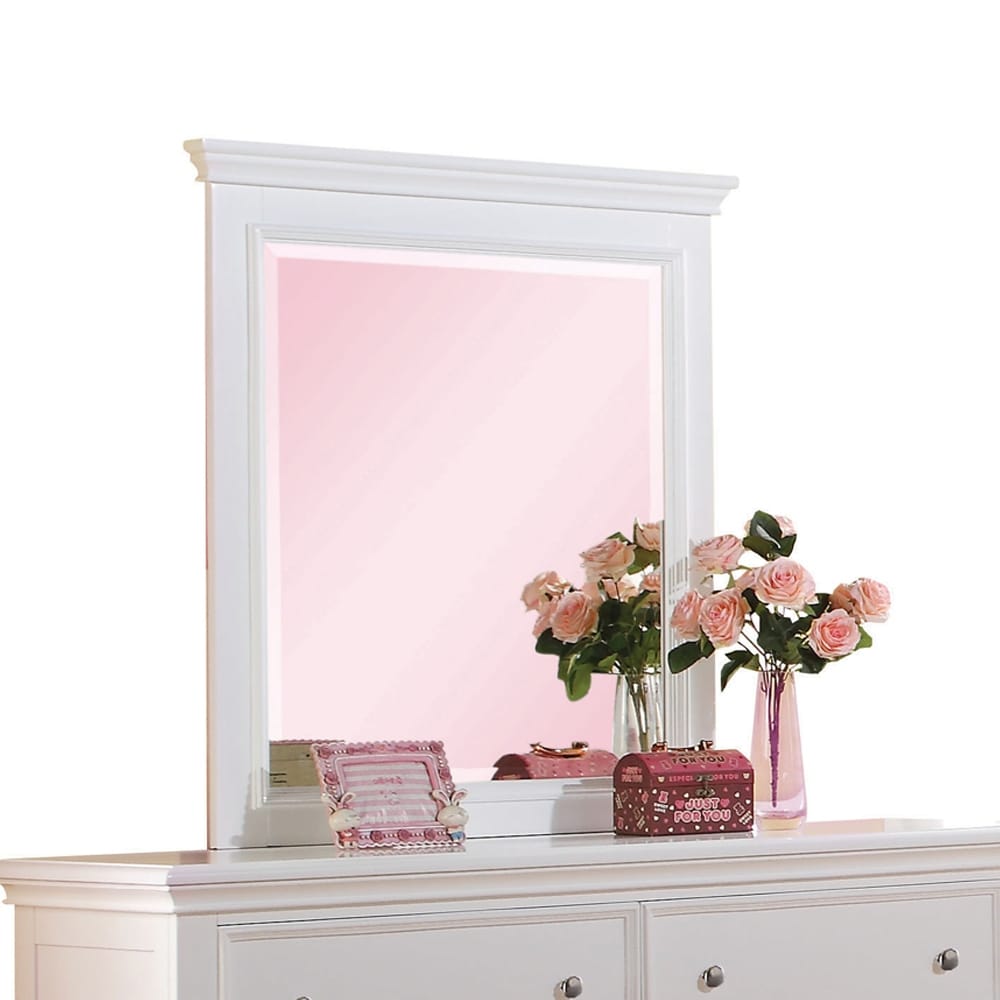 Lacey Mirror - White - N/A