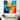 Designart "Blue Orange Mid Century Abstract Reflections I" Mid-century Metal Wall Art Living Room