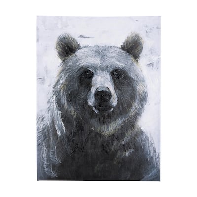 Animal Portrait III (Bear) (45 x 60) Canvas Art Print