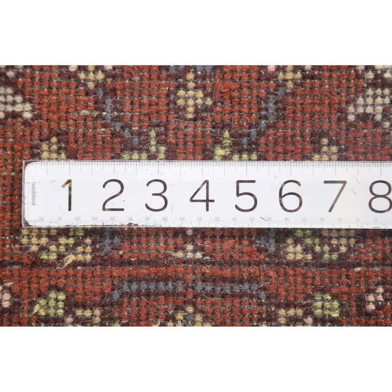 All-Over Floral Heriz Serapi Oriental Accent Rug Handmade Wool Carpet - 2'7" x 5'9"