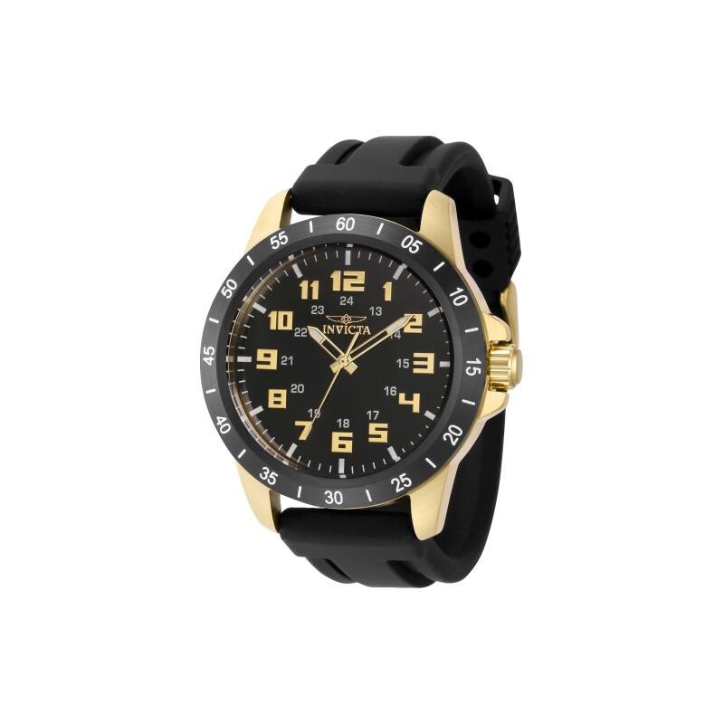 Invicta Men's 40005 Pro Diver Quartz 3 Hand Black Dial Watch