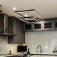 preview thumbnail 3 of 13, VONN Lighting 29" Atria Two-Tier LED Chandelier Adjustable Black - 29.25"L x 17.25"W x 120"H