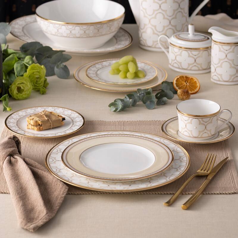 Noritake Trefolio Gold 5-Piece Place Setting, Service for 1