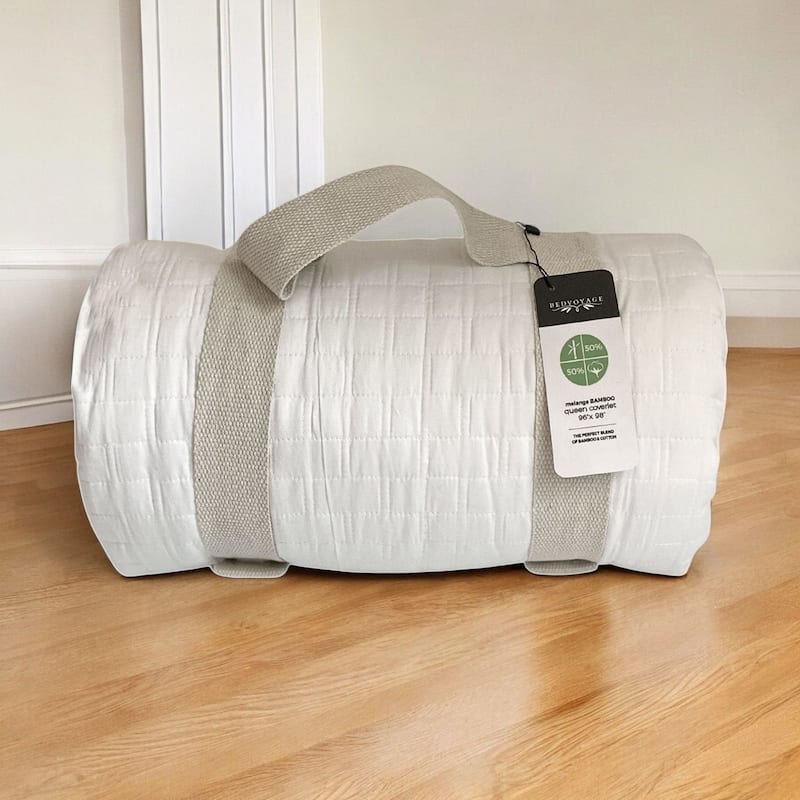 BedVoyage viscose from Bamboo Cotton Quilted Coverlet BedSpread