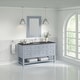 preview thumbnail 12 of 56, James Martin Vanities Breckenridge 60" Single Vanity, Serenity Blue