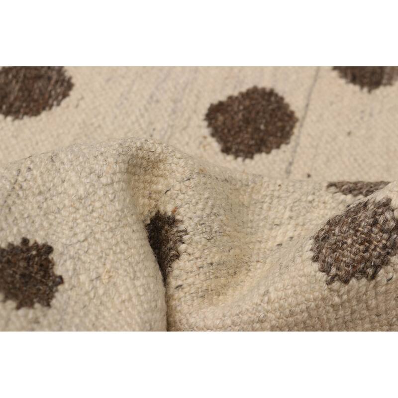 Ankara FW Cream Kilim 5'0" x 8'0" - 5'0 x 8'0