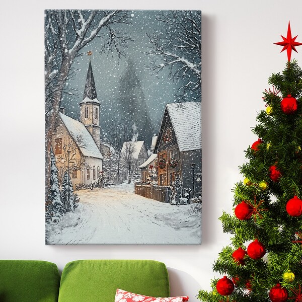 Christmas Holiday Art - Gallery Wrapped Canvas DXXI - On