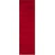 preview thumbnail 28 of 202, SAFAVIEH Laguna Shag Verdiana Solid Color 2-inch Thick Rug. 2'3" x 6' Runner - Red