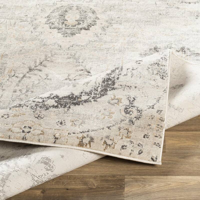 Livabliss Indigo Updated Traditional Medallion Area Rug