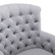 preview thumbnail 10 of 28, Corvus Sidmouth Tufted Fabric Oversized Club Chair