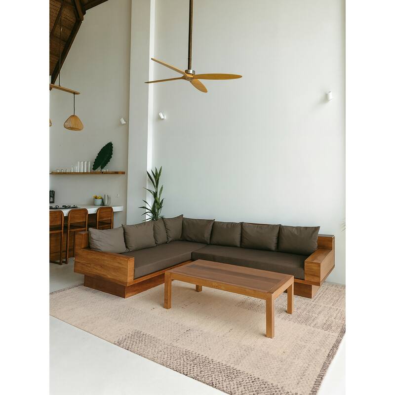 ECARPETGALLERY Hand-knotted Looma Light Grey Wool Rug - 7'10 x 9'9