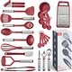 preview thumbnail 18 of 29, Kitchen Utensil Set, 24 Nylon and Stainless Steel Cooking Utensils Red