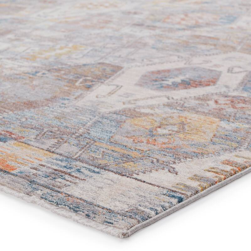 Strata Medallion Multicolor/ Ivory Area Rug