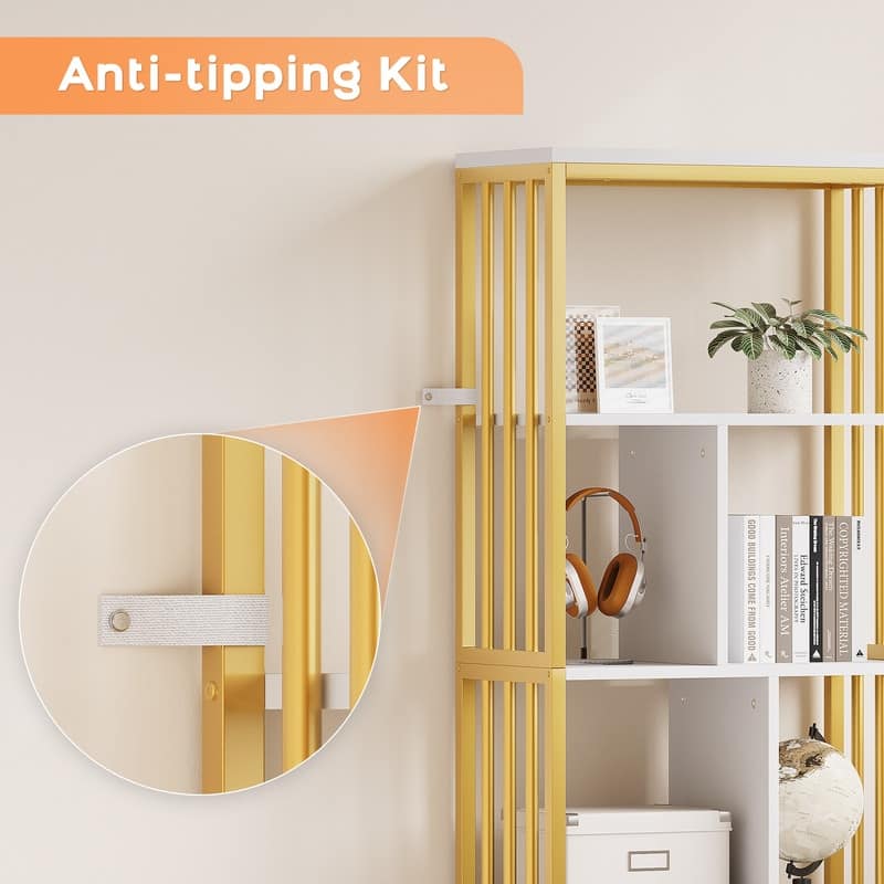Modern Bookshelf with Drawers