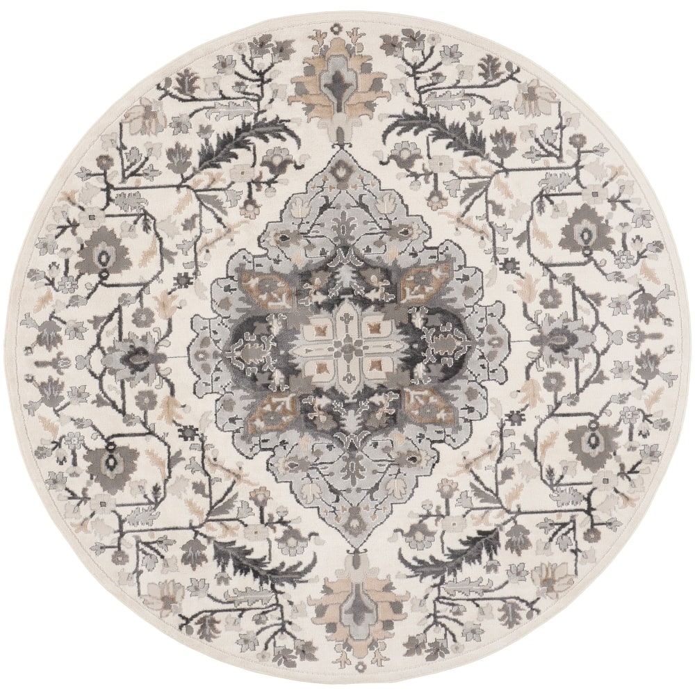 Nourison Elation Persian Floral Medallion Area Rug