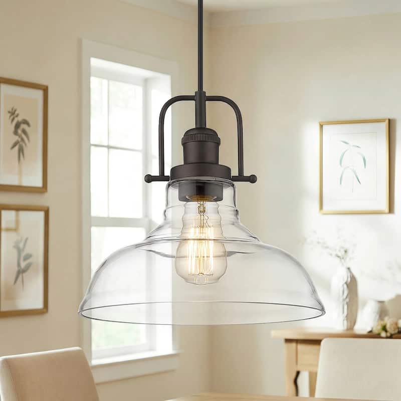 Farmhouse Glass Glass Pendant Lighting for Kitchen Island