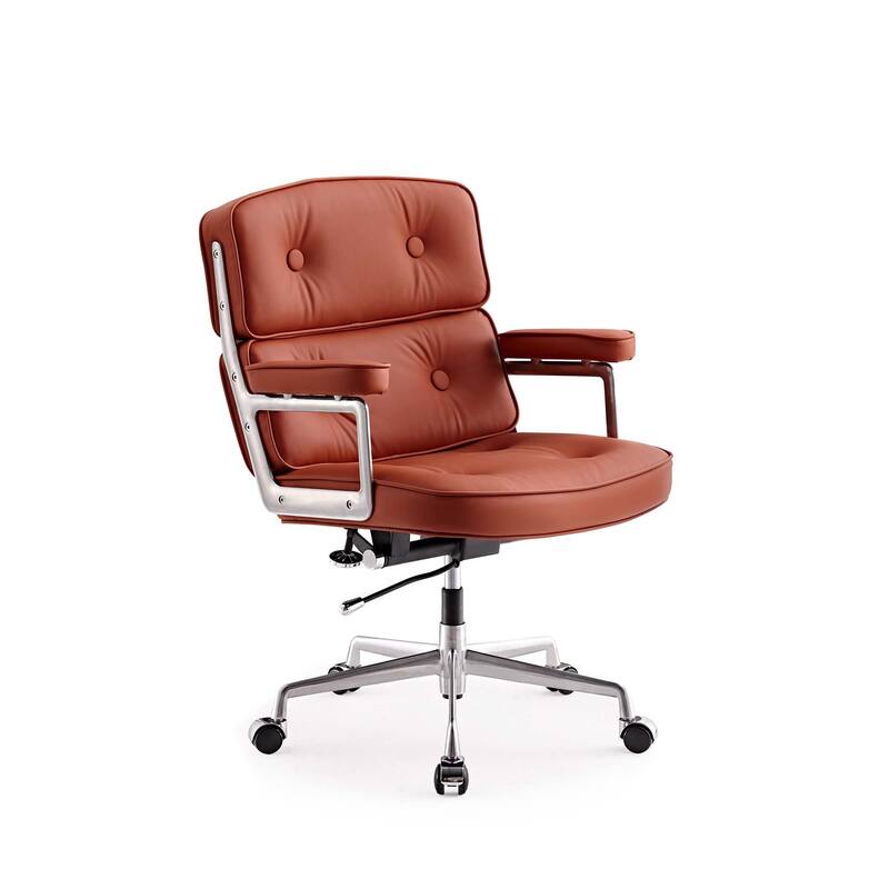 Lobby Chair with Lumbar Support Ergonomic Mid-Back Executive Chair