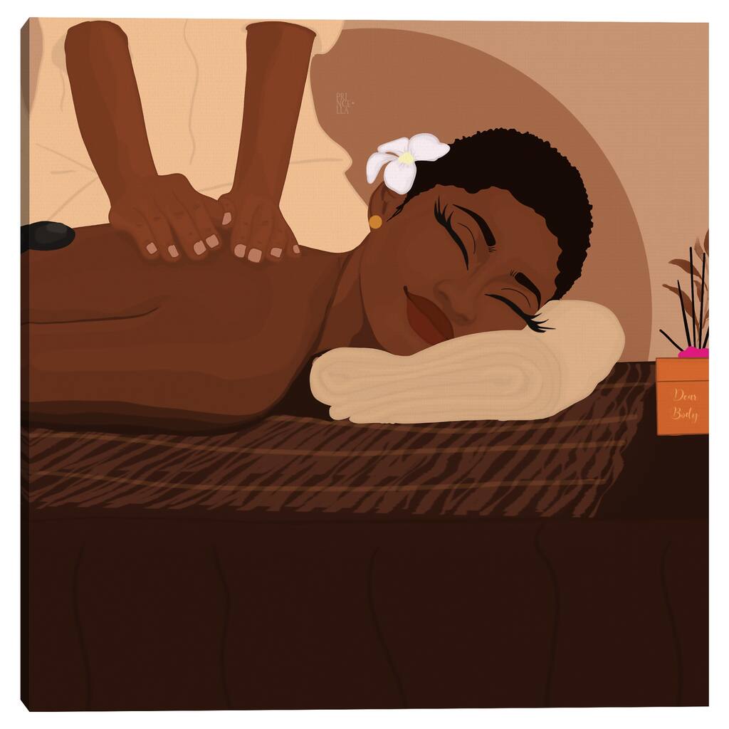 Dear Body by Princella Canvas Art Print