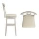 preview thumbnail 20 of 30, Ronda Napoleon Back Wood Swivel Chair