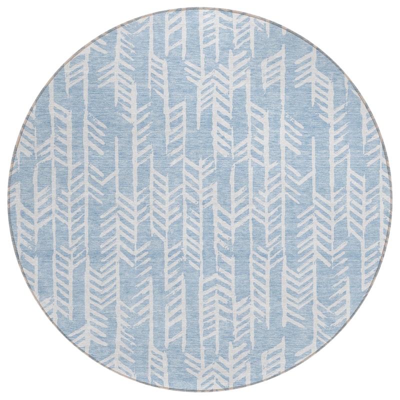 Machine Washable Indoor/ Outdoor Chantille Modern Arrows Rug
