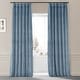 preview thumbnail 36 of 165, Exclusive Fabrics Signature Plush Velvet Hotel Blackout Curtains (1 Panel) - Luxury Soft Drapery for Light Control & Elegance 50 X 108 - Copenhagan Blue