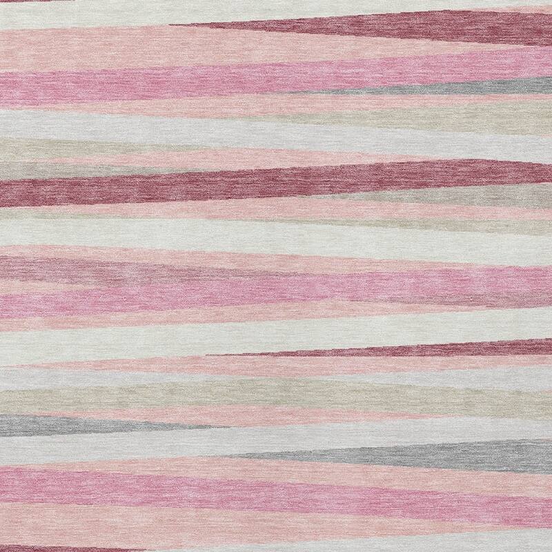HomeRoots Striped Transitional Rectangle Outdoor Rug