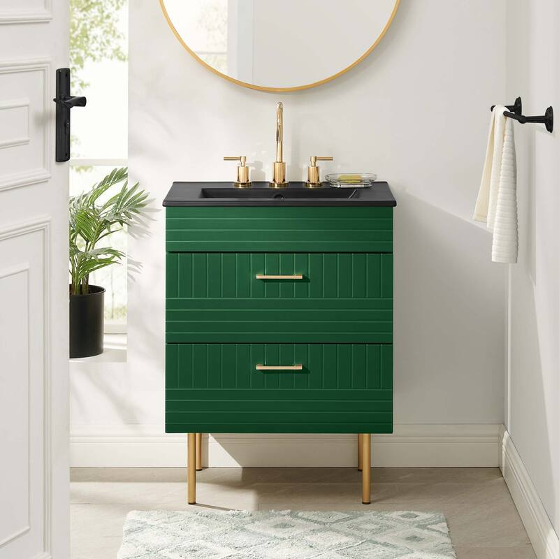 Daybreak 24" Bathroom Vanity - Green Black