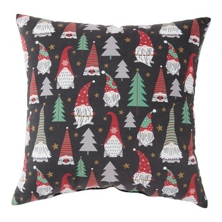 Gnome Holiday Throw Pillow