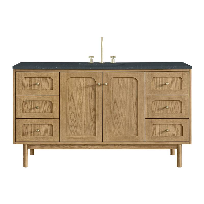 Laurent 60" Single Vanity, Light Natural Oak - 60S