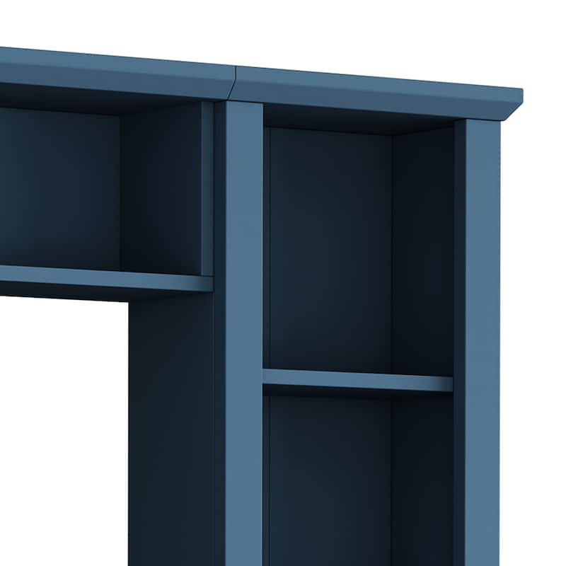 Entertainment Wall Unit Set for 75-Inch TVs - Large Media Console with Bridge, Ample Storage & Adjustable Shelves