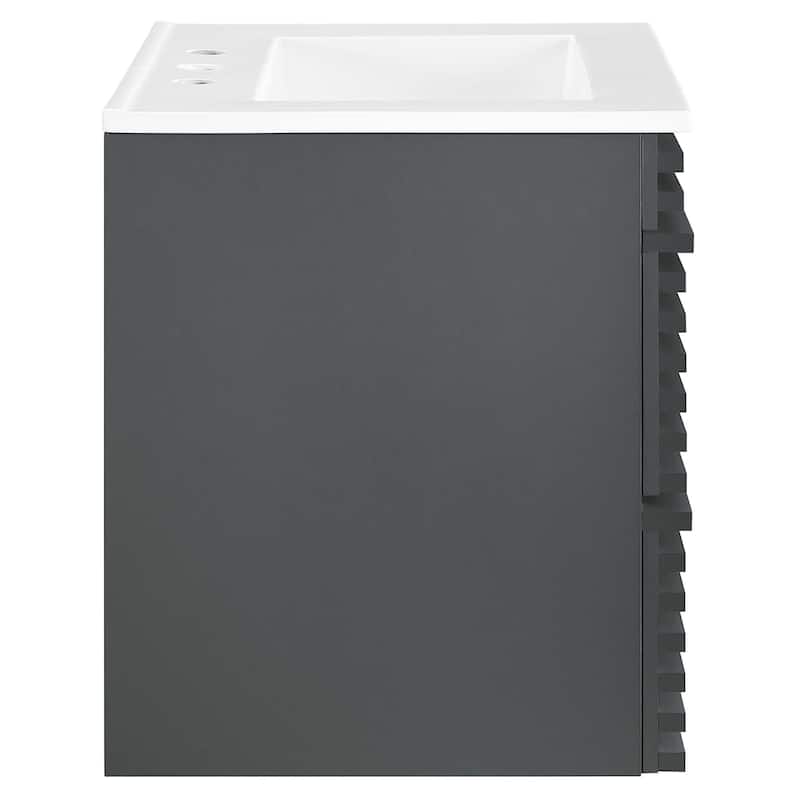 Render 24" Wall-Mount Bathroom Vanity