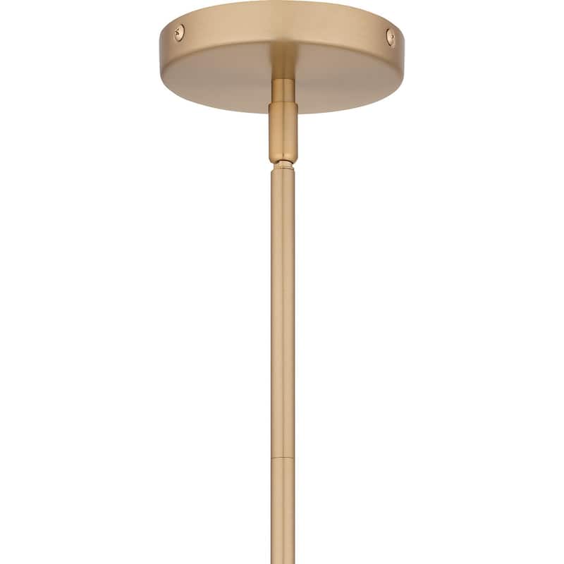 Bronze Gold One Light Pendant from the Quoizel Pendant Collection