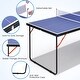 preview thumbnail 6 of 5, Professional Table Tennis Tables,Indoor/Outdoor Portable Ping Pong Table Game with Net,2 Table Tennis Paddles and 3 Balls