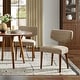 preview thumbnail 32 of 40, HULALA HOME Hipolito Mid Century Modern Ergonomic Dining Chair with Solid Wood Legs Set of 2