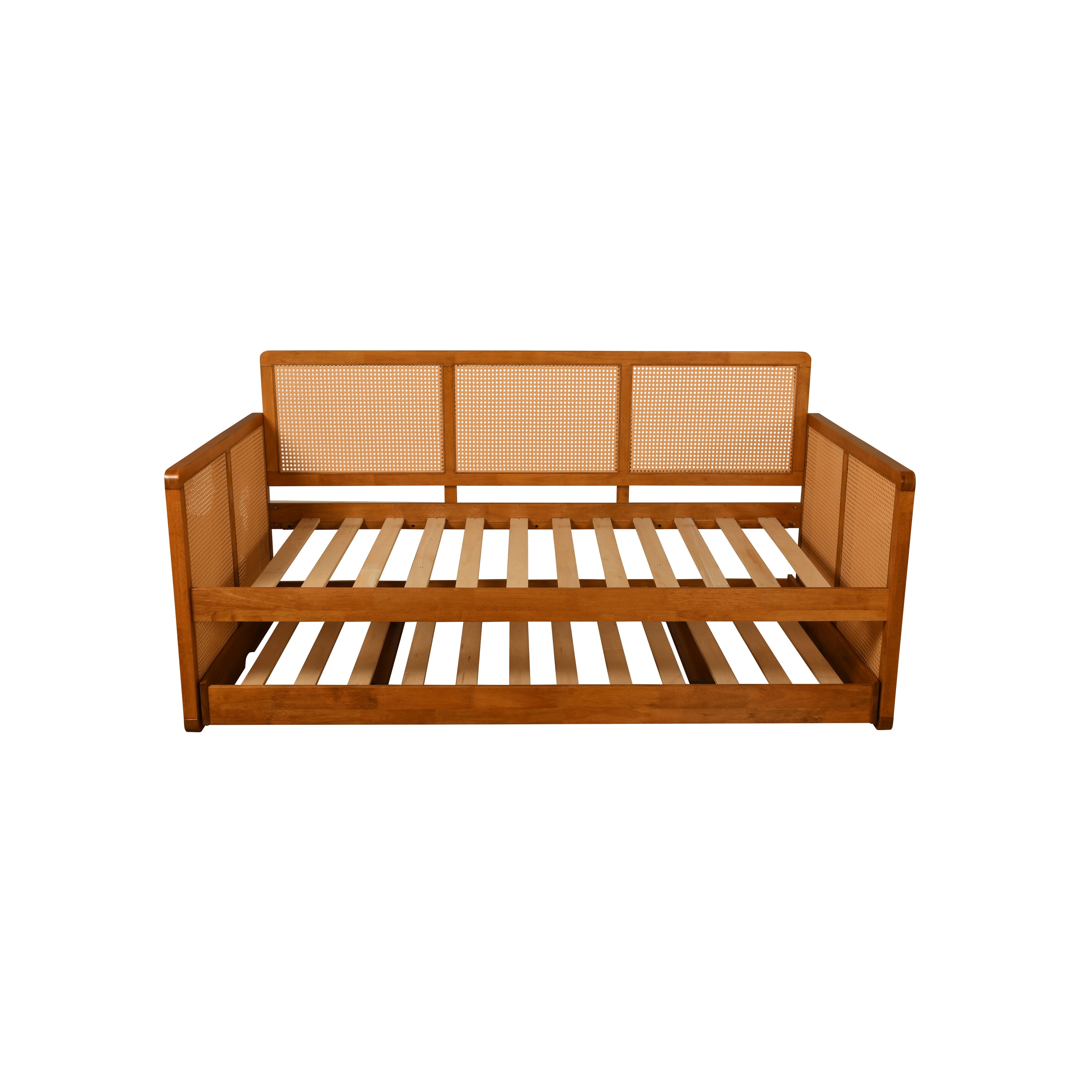 Somette Abaco Daybed Frame with Pop Up in Honey Finish (Mattresses Not Included)
