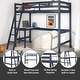 preview thumbnail 50 of 67, Hillsdale Caspian Wood Twin Loft Bed with Desk