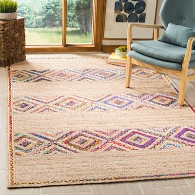 SAFAVIEH Handmade Natural Fiber Addyson Boho Jute Rug