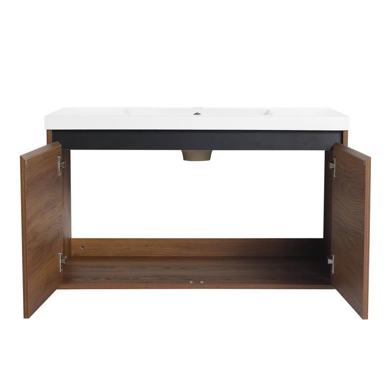 BNK 16"/20"/24"/30"/36" Single Sink Bathroom Vanity with Soft Close Door and Shelf