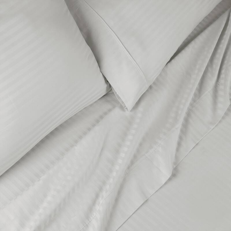 Superior Egyptian Cotton 600TC Striped Deep Pocket Sheet Set