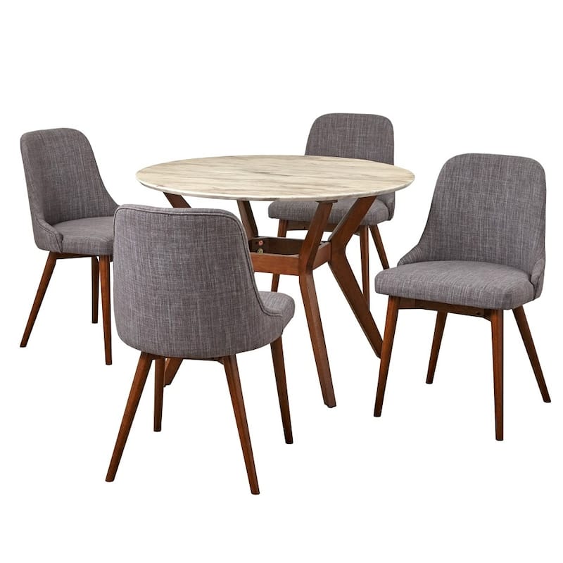 Carson Carrington Tornio 5-piece Round Dining Set