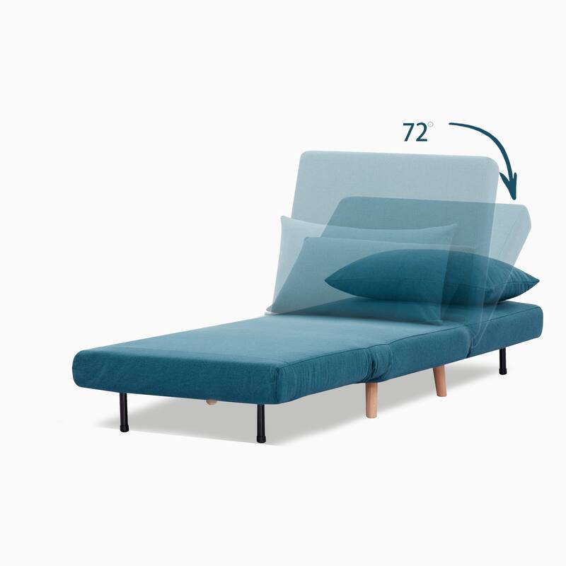Artdeco Home - Tustin Upholstered Convertible Lounge/ Sleeper Chair