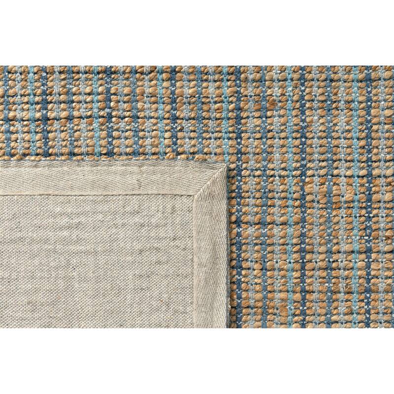 Nevaeh Farmhouse Geometric Braided Jute Indoor Area Rug by Sevita
