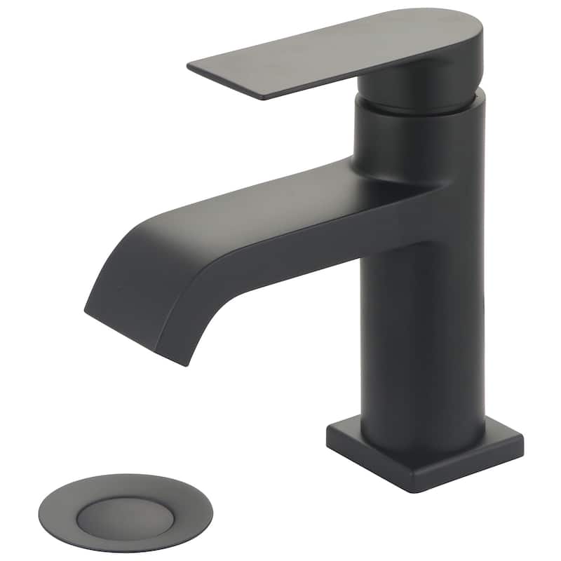 Pioneer Faucets i4 1.2 GPM Deck Mounted Single Hole Bathroom Faucet - Matte Black