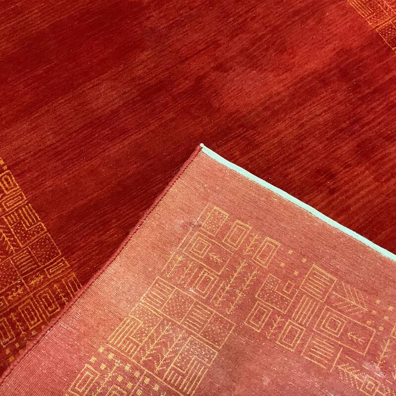 HERAT ORIENTAL Handmade Gabbeh Wool Rug - 4' x 6'
