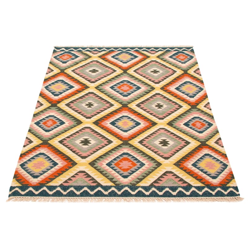 Ankara Multi Color Kilim 5'4" x 7'5" - 5'4 x 7'5