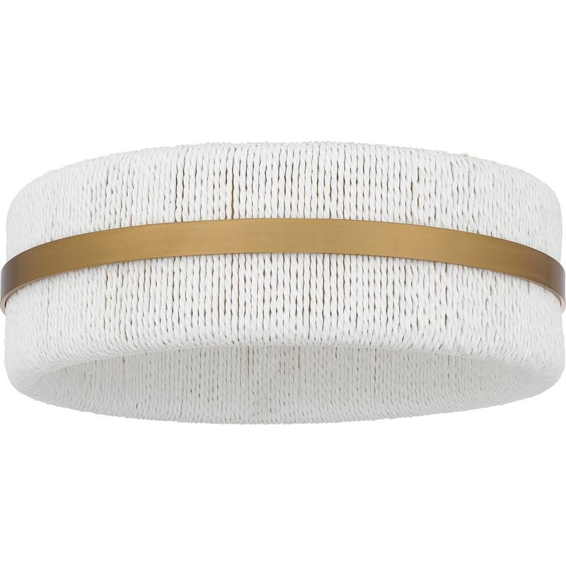 Quoizel Flush Mount Two Light Flush Mount - Brushed Gold