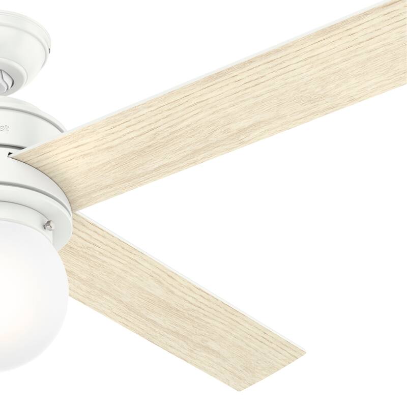 Hunter 52" Hepburn Ceiling Fan with LED Light Kit and Wall Control - Vintage, Mid-Century Modern, Transitional