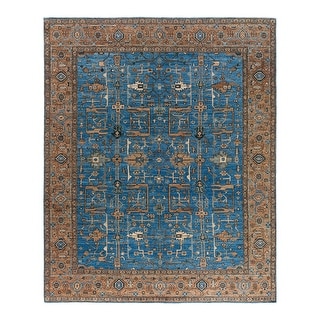 Serapi One-of-a-Kind Hand-Knotted Area Rug - Light Blue, 8' 0" x 10' 0" - 8' 0" x 10' 0"