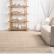 preview thumbnail 15 of 18, Home Conservatory Gravel Handwoven Jute Area Rug